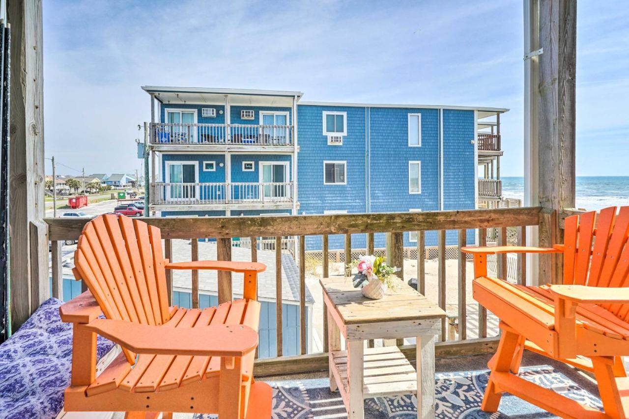 North Topsail Condo - Steps To Beach! North Topsail Beach Exterior foto